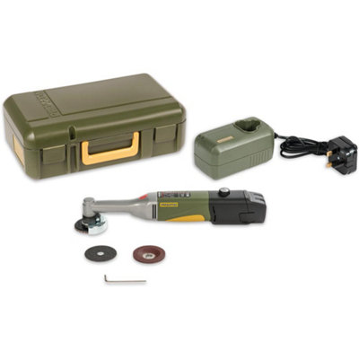 Proxxon Battery-Powered Long Neck Angle Grinder LHW/A