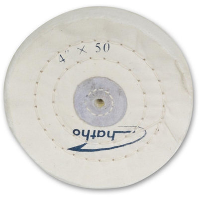 PROXXON Bleached Muslin Polishing Wheel Soft 100 x 15mm For PM 100