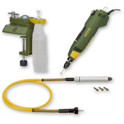 Proxxon FBS 240/E Multitool, 110/P Flexi-Shaft & UHZ Holder - PACKAGE ...