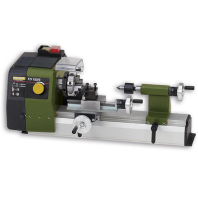 Proxxon FD 150/E Lathe - Accurate bed made from cast aluminium