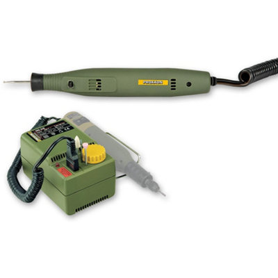 Proxxon GG 12 Engraving Tool & NG2/E Mains Adaptor - PACKAGE DEAL
