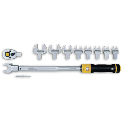 PROXXON MC200 Torque Wrench with 10 Plug-On Tools