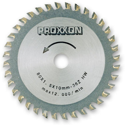 Proxxon TCT Saw Blade  (80mm x 36 teeth)