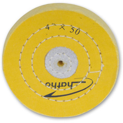 Proxxon Treated Muslin Polishing Wheel 100 x 15mm For PM 100