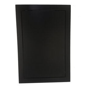 Przybysz 150x200mm Black Front Access Inspection Panel Plastic Concealed Wall Hatch Check Doors