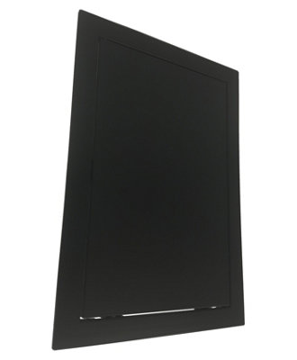 Przybysz 150x200mm Black Front Access Inspection Panel Plastic Concealed Wall Hatch Check Doors