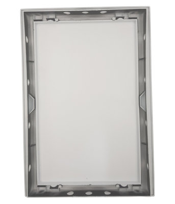 Przybysz 150x200mm Black Front Access Inspection Panel Plastic Concealed Wall Hatch Check Doors - 3