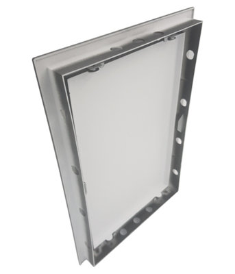 Przybysz 150x200mm Black Front Access Inspection Panel Plastic Concealed Wall Hatch Check Doors - 4
