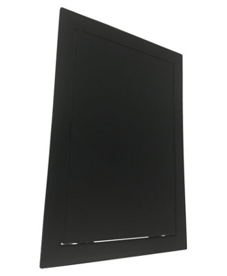 Przybysz 200x200mm Black Front Access Inspection Panel Plastic Concealed Wall Hatch Check Doors