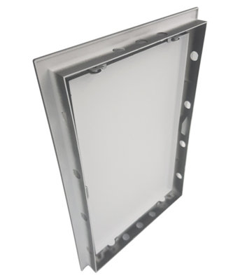 Przybysz 200x200mm Black Front Access Inspection Panel Plastic Concealed Wall Hatch Check Doors