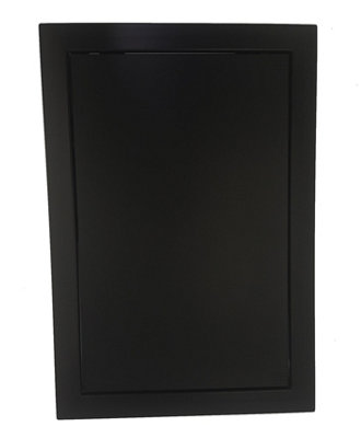 Przybysz 200x300mm Black Front Access Inspection Panel Plastic Concealed Wall Hatch Check Doors