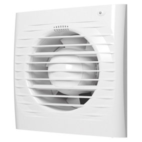 Przybysz Pull Cord 125mm Duct Size White Ventilation Fan Bathroom Air Flow Kitchen Extractor