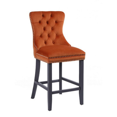 Burnt orange discount breakfast bar stools