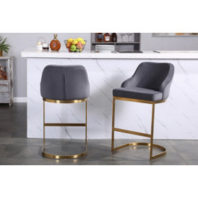 Rattan effect Bar Stools Furniture B Q