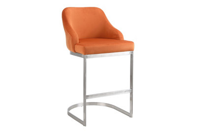 Orange breakfast bar discount stools