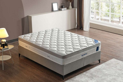PS Global Serenity Mattress 1,000 pocket sprung, orthopaedic mattress, high density, medium firm, double sided mattress