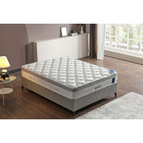 PS Global Serenity Mattress 1,000 pocket sprung, orthopaedic mattress, high density, medium firm, double sided mattress