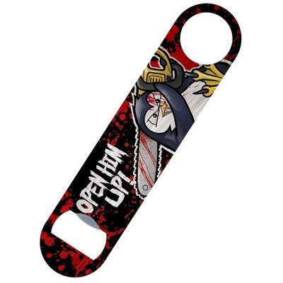 Psycho Penguin Open Him Up Bar Blade Bottle Opener Multicoloured (One Size)