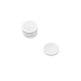 PTFE Coated N42 Neodymium Magnet for Arts, Crafts, Model Making, Hobbies - 21mm dia x 3.5mm thick - 1kg Pull - Pack of 4