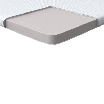 PU Foam Mattress Topper CALM 120 x 200 cm (EU Small Double)