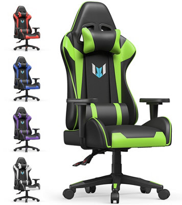 Dark green deals computer chair