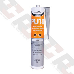 PU18 Polyurethane Adhesive Sealant Grey 310ml Tube