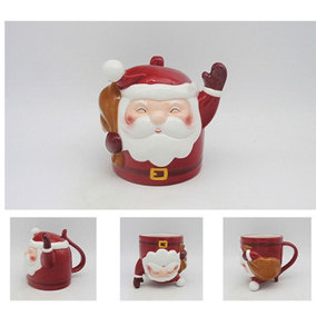 Puckator Christmas Santa Upside Down Mug
