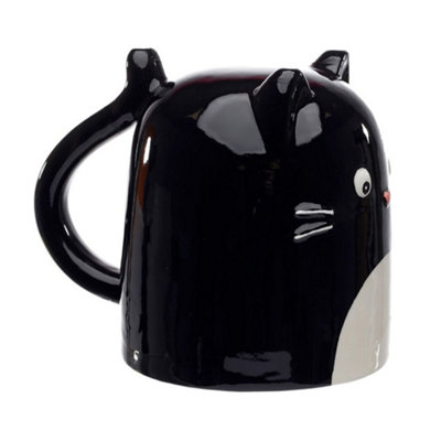 Puckator Feline Fine Cat Upside Down Mug