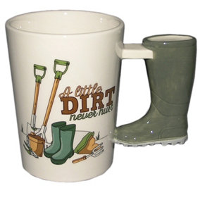 Puckator Garden Mug with Wellington Boot Handle
