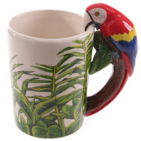 Puckator Jungle Explorer Mug Macaw Parrot