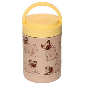 Puckator Mopps Pug Insulated Lunch Pot