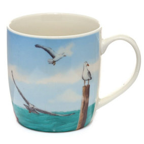 Puckator Seagull Buoy Porcelain Mug