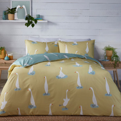 Puddles The Duck Easy Care Reversible Duvet Cover Set