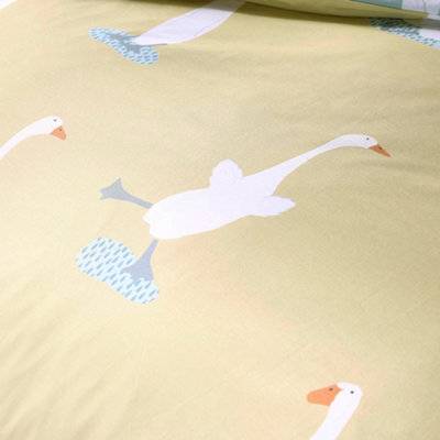 Puddles The Duck Easy Care Reversible Duvet Cover Set