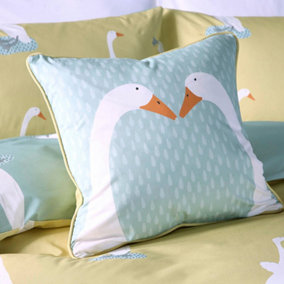 Puddles The Duck Soft Touch Velvet Filled Cushion