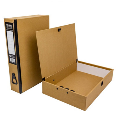 PUKKA PAD, RECYCLED CARD PAPERBOARD BOX FILES FOR SCHOOL AND OFFICE ...