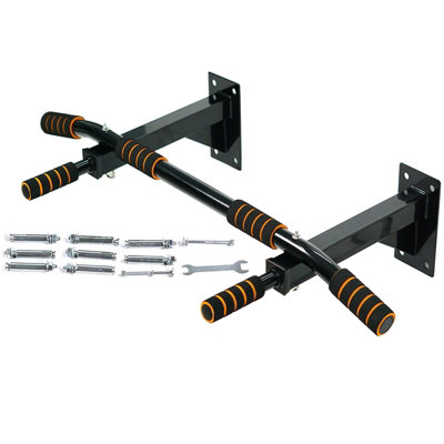 Pull Chin Up Bar Wall Mounted Home Gym Dips Upper Body Fitness Workout Station