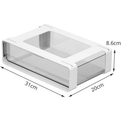 Pull Out Cabinet Organiser 31x20cm Slide Out Drawers Storage Kitchen