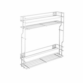 Pull out kitchen basket storage Variant Multi - soft close - 150mm, white, sliding system REJS, left