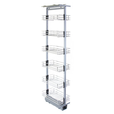 Pull Out Kitchen Larders, 46cm D, 170-195cm H, Soft Close Slide Out ...