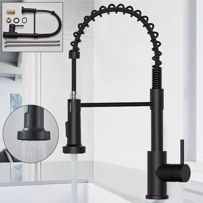 Pull Out  Kitchen Sink Mixer Tap  Kitchen Sink Mixer Tap  Monobloc Single Lever with Hose