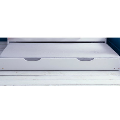 Pull out Trundle Spacesaver Bed in Classic White (trundle only)