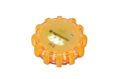 Pulsar AAA Single, Battery Powered Hazard Warning Light, in Amber