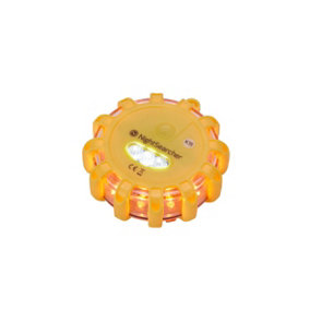 Pulsar AAA Single, Battery Powered Hazard Warning Light, in Amber