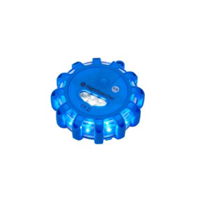 Pulsar AAA Single, Battery Powered Hazard Warning Light, in Blue