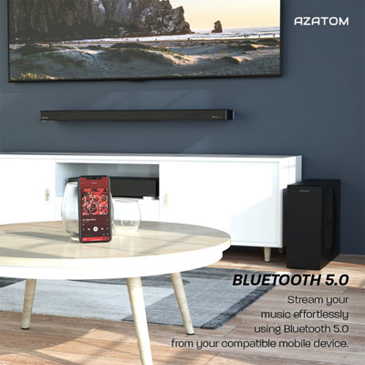Pulsar Dolby Atmos Soundbar 2.1.2 with Wireless Subwoofer, 240W, HDMI, Bluetooth
