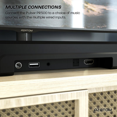 Pulsar Dolby Atmos Soundbar 2.1.2 with Wireless Subwoofer, 240W, HDMI, Bluetooth