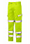 PULSAR High Visibility Combat Trousers - Yellow - 48 Tall Leg