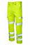 PULSAR High Visibility Ladies Combat Trousers - Yellow - Short Leg Size 14