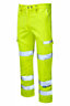 PULSAR High Visibility Ladies Combat Trousers - Yellow - Tall Leg Size 18